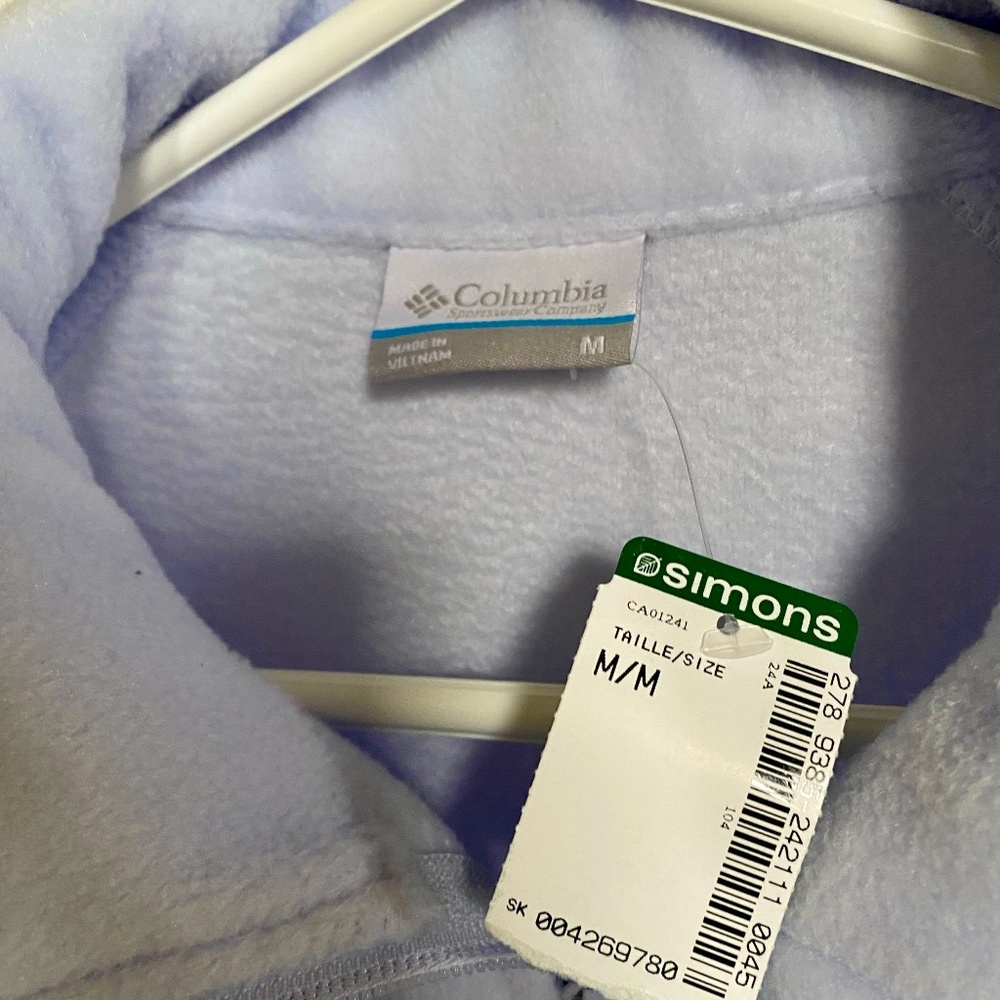 Womens Columbia Fleece Sweater Size Medium - Brand New with Tags